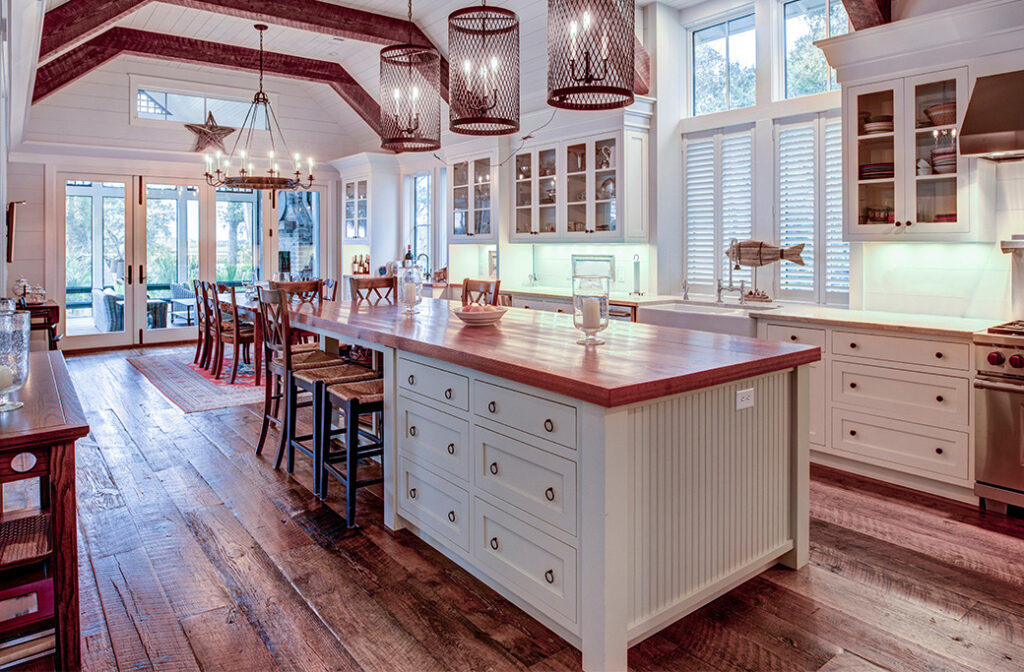 Island-Centered Kitchen Layout