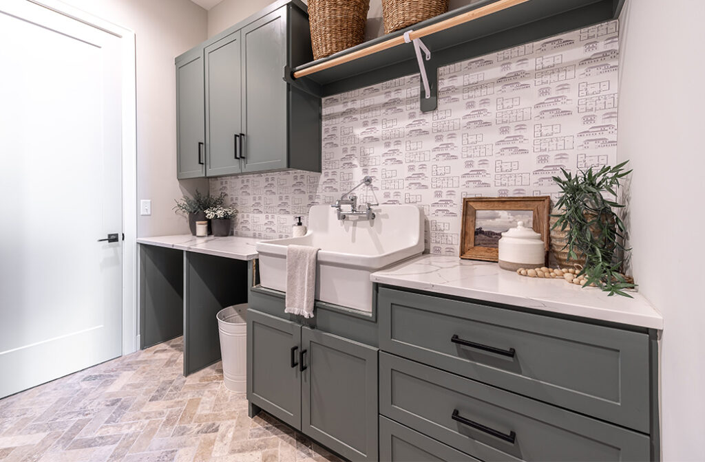 Laundry Room Custom Cabinets